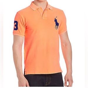 XXL Ralph Lauren Mens Polo Shirt - Beach Melon